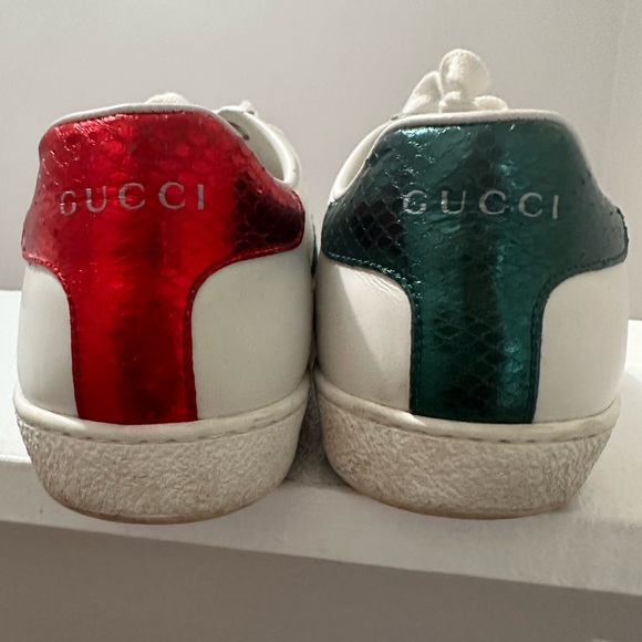 WOMEN'S GUCCI ACE SNEAKER WITH BEE - Picture 5 of 8